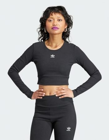adidas Originals Women's Essentials Ribbed Long Sleeve T-Shirt