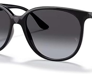 Ray-Ban RB4378 Square Sunglasses for Women + BUNDLE With Designer iWear Complimentary Eyewear Kit