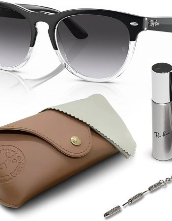 Ray-Ban RB4487 STEVE Square Shape SUNGLASSES Eyewear Kit Bundle