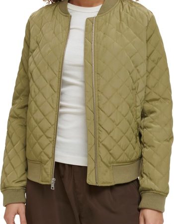 Levi's Women's Diamond Quilted Bomber Jacket - All Sizes