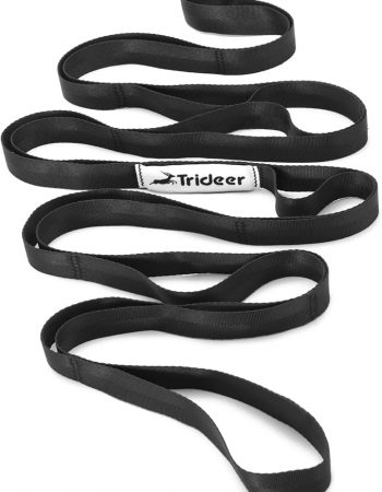 Trideer Correa elástica para yoga, terapia física para entrenamiento en casa, ejercicio, pilates y gimnasia