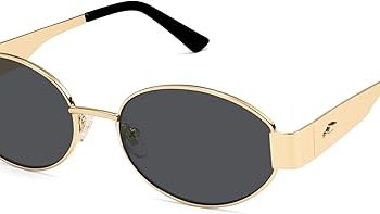 SOJOS Retro Oval Sunglasses for Women Trendy Classic